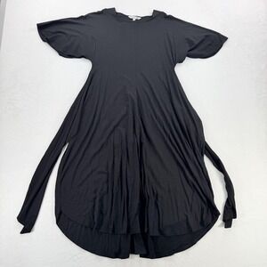 JW Anderson X UNIQLO Dress Womens Small Black Hi Low T Shirt Swing Trapeze